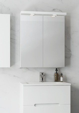 Peilikaappi Hafa Store Ledspot 600 Valk.
