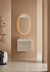 Pesuallaskaappi Sand 1 Laatikko Beige 600