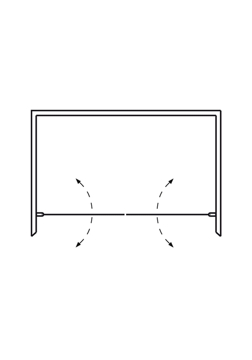 SUIHKUSYVENNYS IGLOO PRO KAKSOIS 70X100 KIRKAS