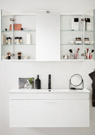 Peilikaappi Hafa Go  1000 Valkoinen