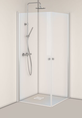 Suihkunurkka Igloo Pro Corner 90X90 Kirkas Alu