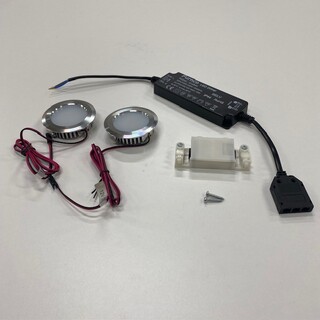 Led-Spot 55Mm, Kromi + Muuntaja 