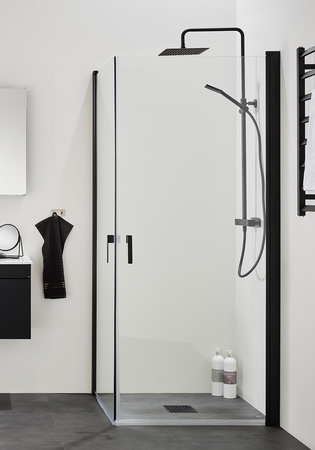 Suihkunurkka Igloo Pro Corner 100X100 Klar Musta