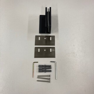 Sarana Infinity Suihkuovi Musta (1 Kpl)