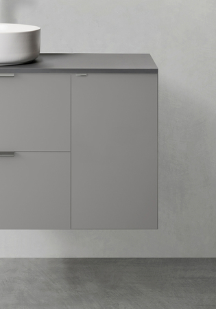 Sivukaappi Shape Softclose Harmaa 300