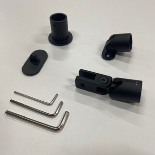 Igloopro Shower Bar Connection Set Black