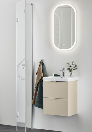 Pesuallaskaappi Neat Laatikoilla Beige + Pesuallas 420