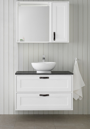 Allaskaappi Hafa Eden 900 Valkoinen