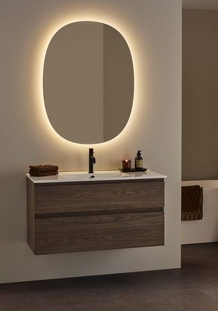 Pesuallaskaappi  Style Ruskea Tammi + Pesuallas 1000